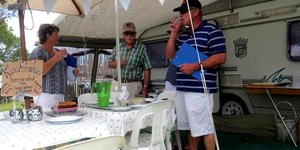 Beoordelaars vlnr: Karen de Wet, Johan Pieterse en Chris van Rensburg